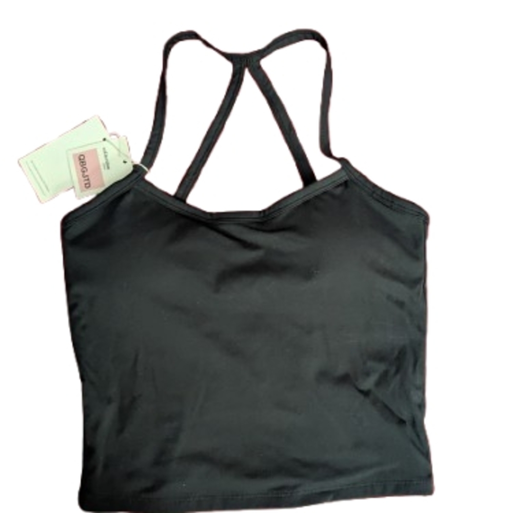 Black Strappy Tank Top